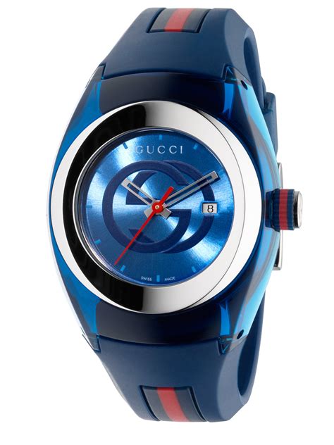 gucci blue face watch